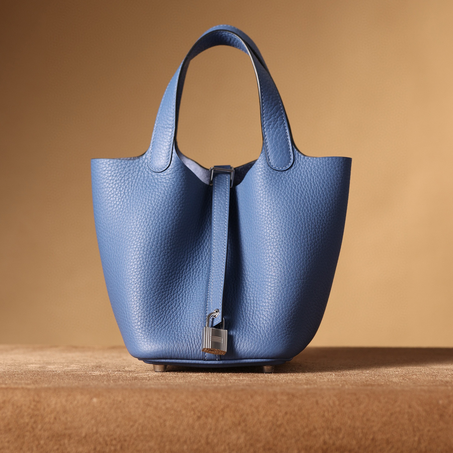 Hermès Picotin Lock 18｜瑪瑙藍TC皮｜銀扣