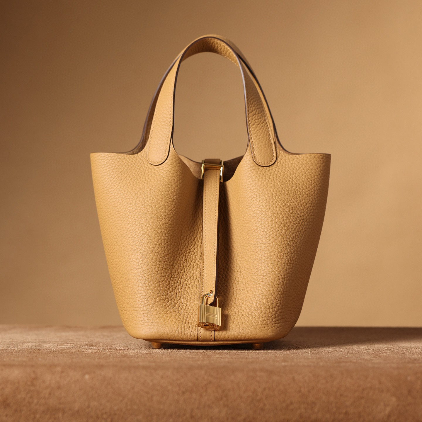 Hermès Picotin Lock 18｜餅乾色TC皮｜金扣