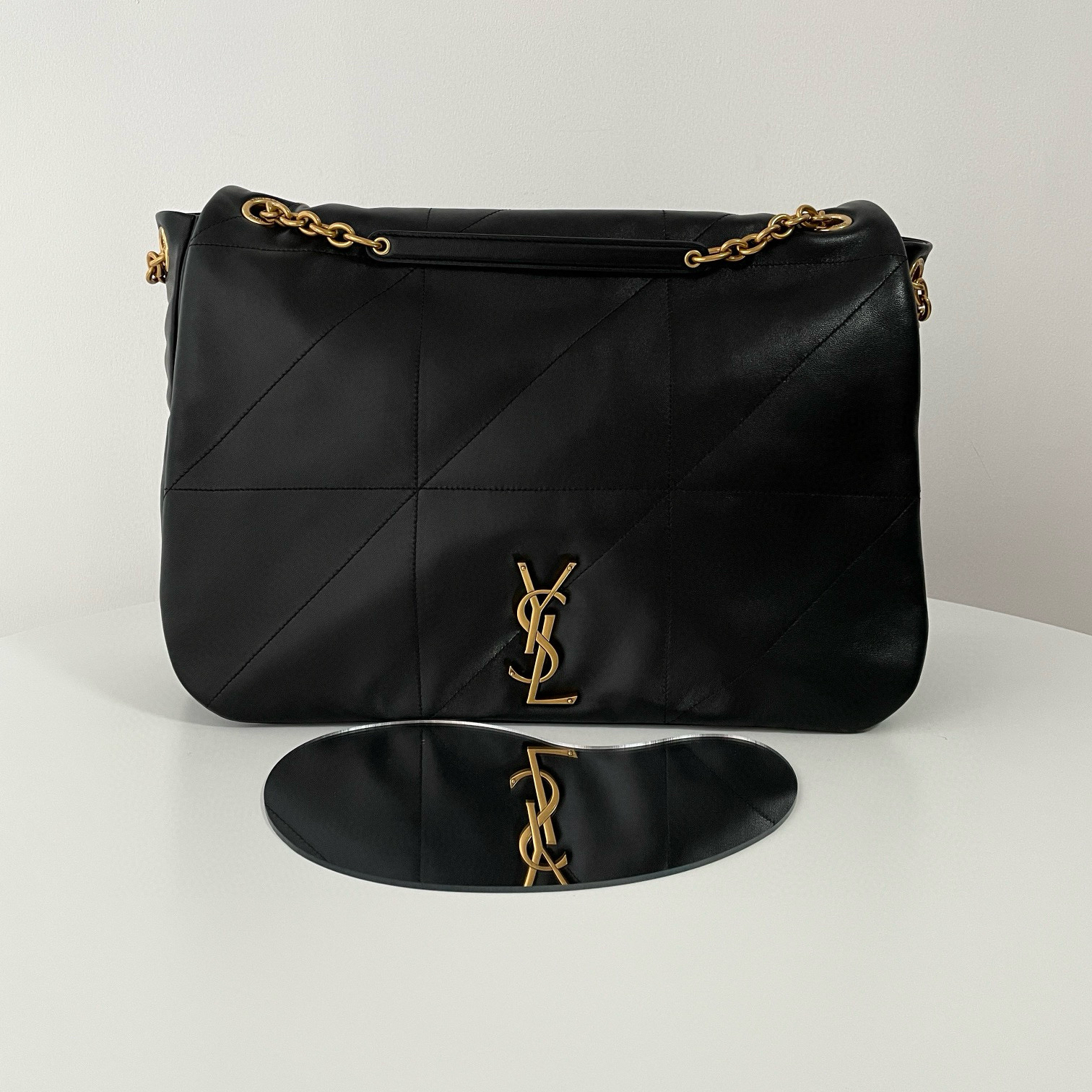 YSL Jamie 系列 小羊皮黑色手袋工藝解析