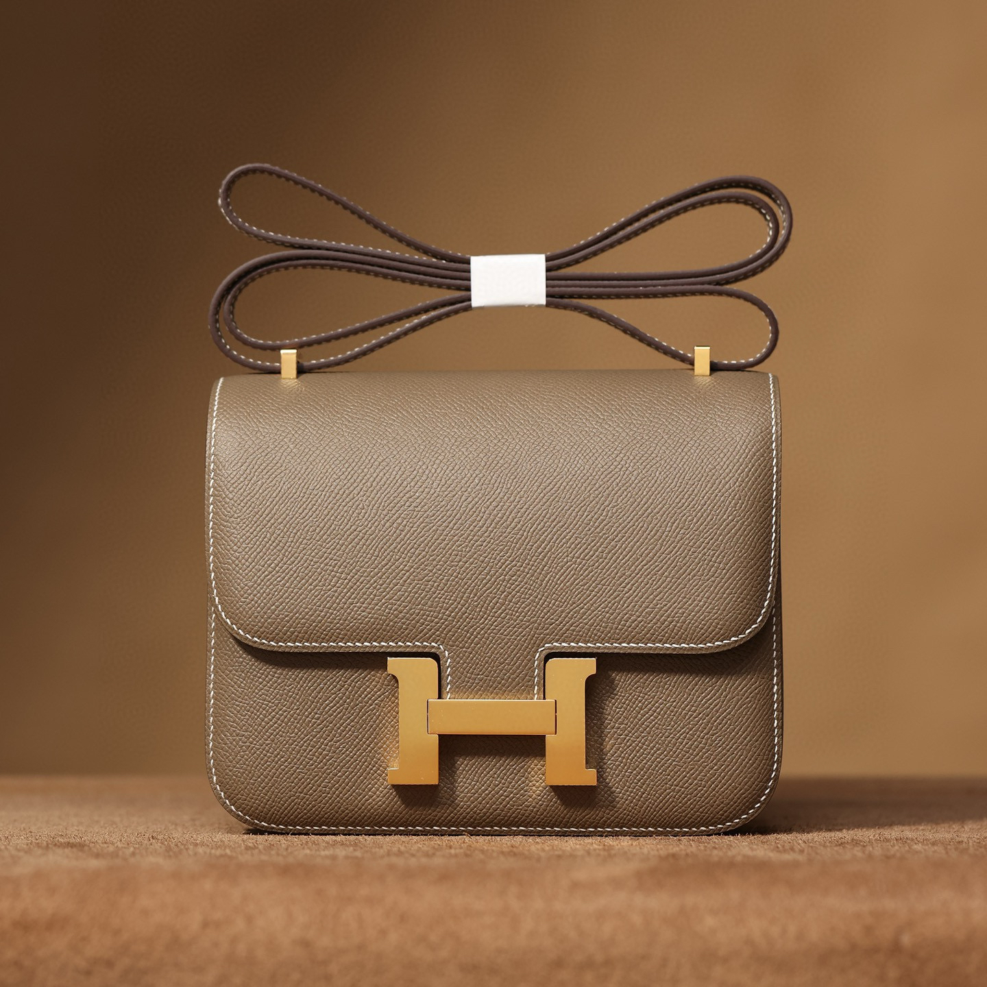 Hermès Constance 19｜大象灰Epsom｜金扣