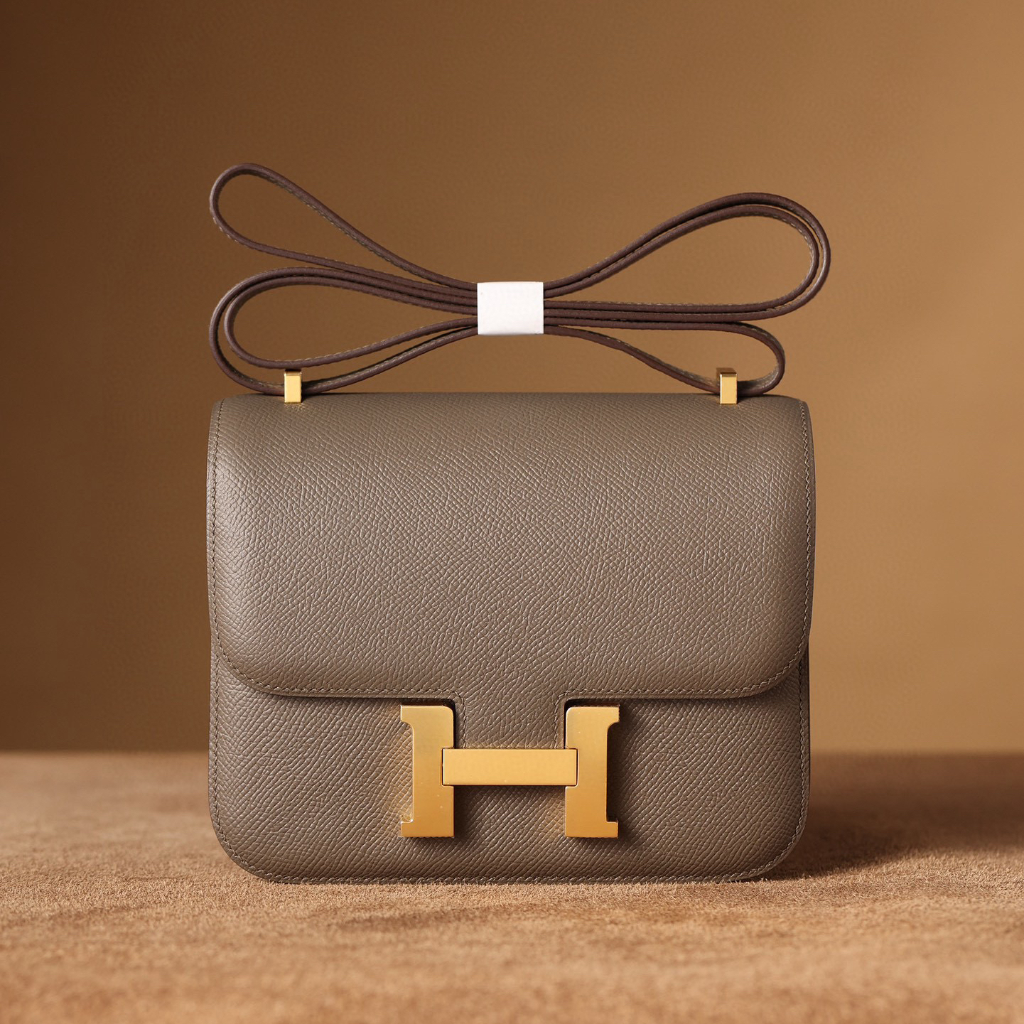 Hermès Constance 19 ｜ 錫器灰Epsom｜金扣