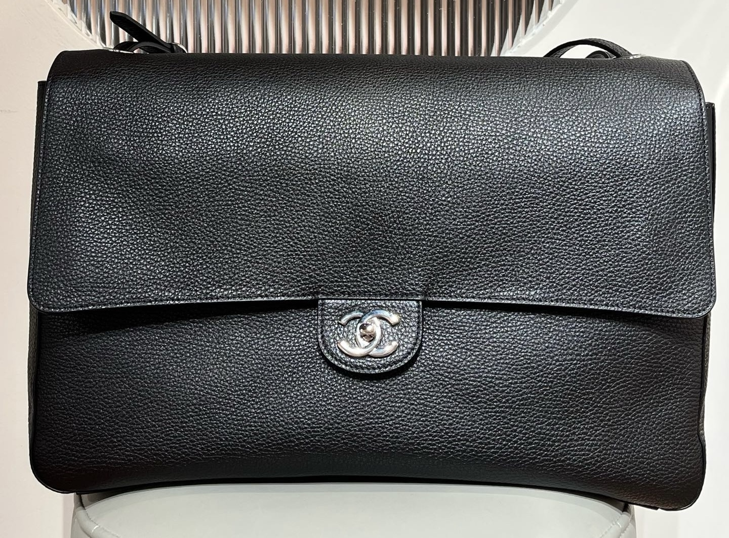 Chanel 26S Shoulder Strap Maxi CF｜Caviar Leather 粒面牛皮大號翻蓋鏈條肩背包